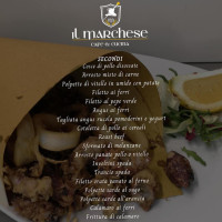 Il Marchese menu