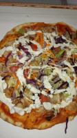 Spicy Kebab Pizza Di Aziz Tayyab food