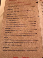 Harlington Tandoori menu