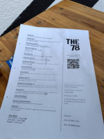 The 78 menu