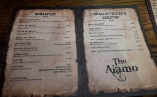 The Alamo menu