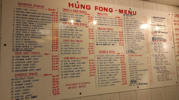 Hung Fong menu