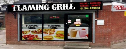 The Flaming Grill food