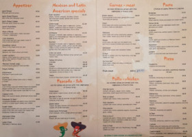 El Paso menu