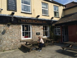 The Churchill Inn food