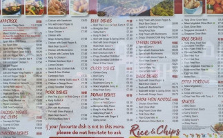 Riverside Chippy menu