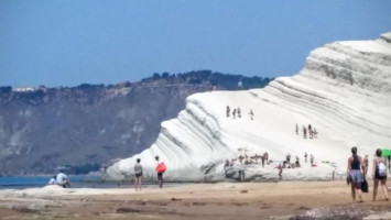 Parking Scala Dei Turchi (l. Michelangelo) outside