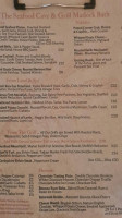 The Seafood Cave And Grill menu