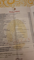 A Zizza menu