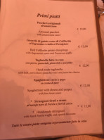 Bocconi Di Benessere menu
