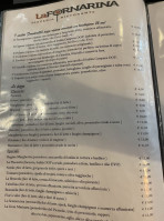 La Fornarina Risto Pizza Srls menu