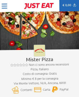 Mister Pizza Posatora food