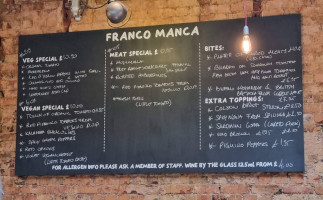 Franco Manca menu