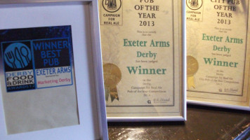 The Exeter Arms food