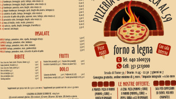 Pizzeria E Paninoteca Al 59 Di Mohamad Roumie menu