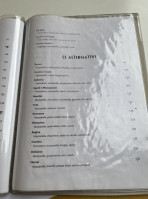 Osteria Del Polpo menu