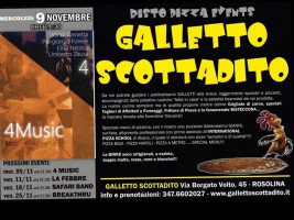 Galletto Scottadito menu