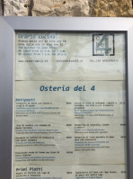 Osteria Del 4 food