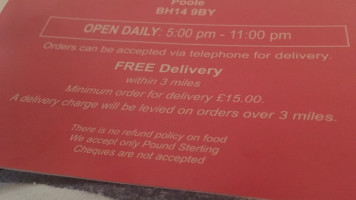The Canton Chinese Takeaway food