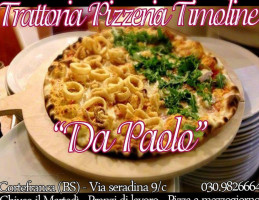 Trattoria Pizzeria Timoline Da Paolo food