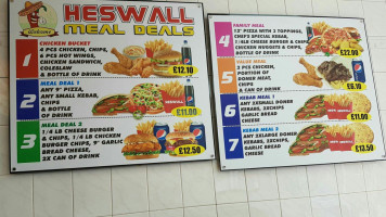 Heswall Kebab House menu