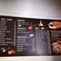 Pizziamoci Sù menu