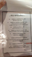 Paninoteca Rabel menu