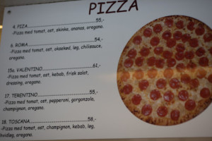 Soendermarkens Pizza Og Grill menu