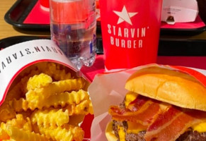 Starvin' Burger inside