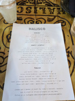 Halisco Mexican Brighton menu