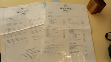 Sea Lane Cafe menu