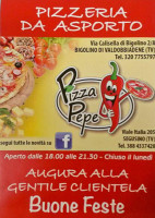 Pizza Pepe Bigolino food