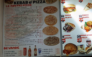 Turkish City Kebap Pizza Hamburger inside