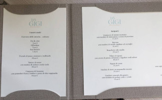 Da Gigi menu