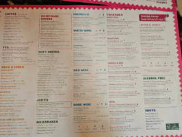 Capo Lounge menu