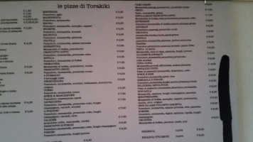 Torakiki menu