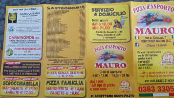 Pizza Dasporto Di Dondossola Mauro menu