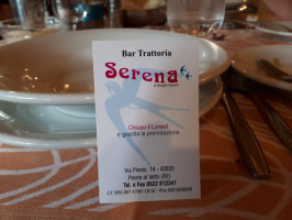 Trattoria Serena food