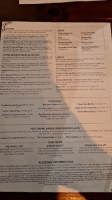 The Drum Inn menu