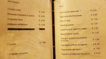 Trattoria S. Eufemia menu