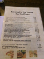 The Temple Kavanaghs Pub food