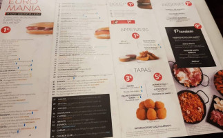 100 Montaditos menu