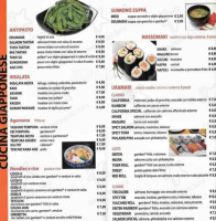 Mye Sushi menu