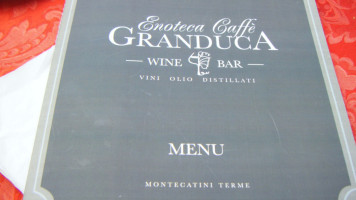Caffe Granduca menu