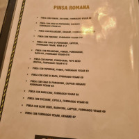 Suraja Cafe' menu