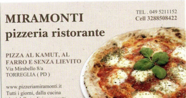 Trattoria-pizzeria Miramonti food