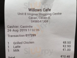 Willow's Cafe food