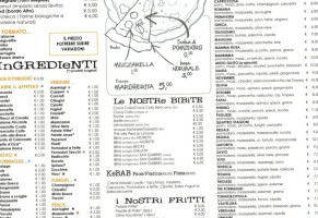 Squisipizza menu