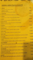 Creperie Blé Noir Novara menu