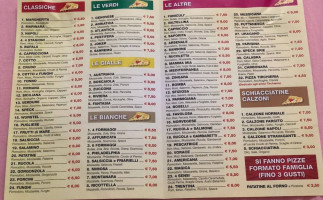 Pizzeria Asporto Funiculì menu